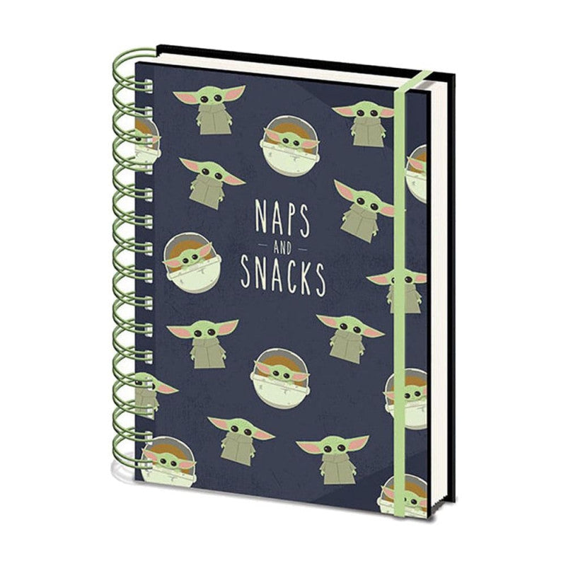 Quaderno A5 Star Wars The Mandalorian Naps And Snacks - Sr73254 Quaderno A5 Star Wars The Mandalorian Naps And Snacks - Sr73254